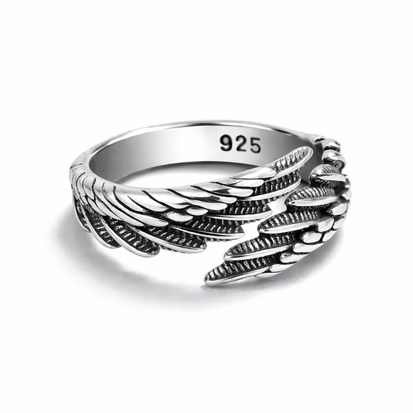 Zara Jewelry - S925 Silver Feather Ring